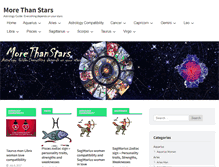 Tablet Screenshot of morethanstars.com